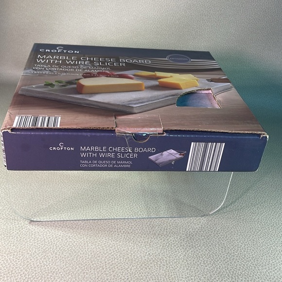 Crofton Marble Cheese Board with Wire Slicer New Sealed - Picture 2 of 6